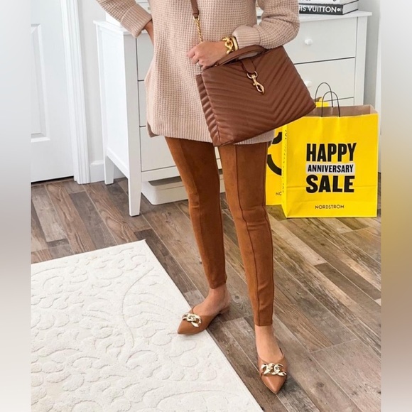 NWT Spanx Suede Leggings - Picture 7 of 7